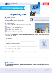 Produktabbildung zu A sightseeing tour in London - Arbeitsblatt zur Podcast Episode 46