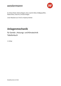 Probeseiten "Anlagenmechanik für Sanitär-, Heizungs- und Klimatechnik - Tabellenbuch", 6. Auflage 2026