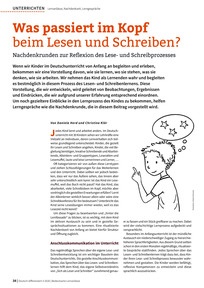 Produktabbildung zu Was passiert im Kopf beim Lesen und Schreiben? - Nachdenkrunden zur Reflexion des Lese- und Schreibprozesses