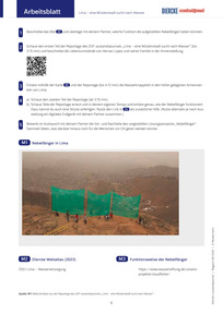 Produktabbildung zu Arbeitsmaterialien: Lima - eine Wüstenstadt sucht nach Wasser - Diercke x auslandsjournal - Einheit 10