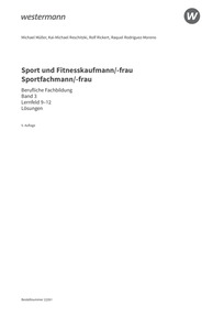 Probeseiten Sport- und Fitnesskaufmann/-frau - Berufliche Fachbildung: Lernfelder 9-12 - Lösungen Download, 5. Auflage 2026