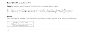 Beispielseite 13-14: Klauen statt lernen? Lösung