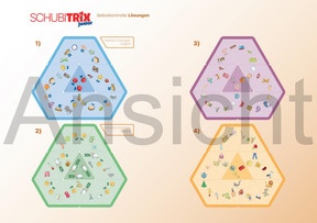Lettero: Übersicht der 4 Spiele - Anlaute, S/SCH-Laute, Reimpaare einsilbig, Reimpaare zweisilbig
