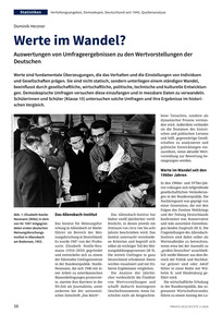 Produktabbildung zu Werte im Wandel? - Auswertungen von Umfrageergebnissen zu den Wertvorstellungen der Deutschen