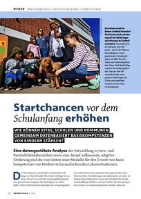 Produktabbildung zu Startchancen vor dem Schulanfang erhöhen - Wie können Kitas, Schulen und Kommunen  gemeinsam datenbasiert Basiskompetenzen  von Kindern stärken?