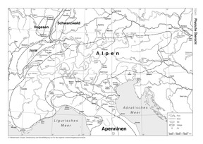 Produktabbildung zu Alpen - Physische Übersicht