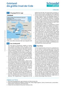 Produktabbildung zu Grönland: die größte Insel der Erde - - Erdkunde ab Klasse 7