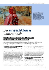Produktabbildung zu Der unsichtbare Ranzeninhalt - Muslimische Lebenswelten als Prüfstein für diversitätsbewusste Bildung