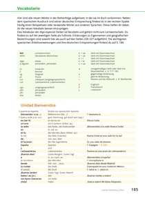 Beispielseite Vokabelanhang
