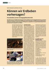 Produktabbildung zu Können wir Erdbeben vorhersagen? - Forschendes Lernen im Geographieunterricht