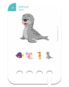 Erste Übungen - Wasserwelten. Beispielkarte Seehund