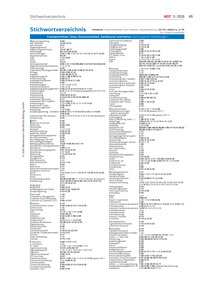 Produktabbildung zu Stichwortverzeichnis - Ausgabe 05/2026