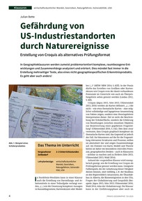 Produktabbildung zu Gefährdung von US-Industriestandorten durch Naturereignisse - Erstellung von Croquis als alternatives Prüfungsformat