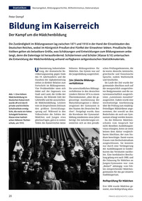 Produktabbildung zu Bildung im Kaiserreich - Der Kampf um die Mädchenbildung