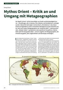 Produktabbildung zu Mythos Orient – Kritik an und Umgang mit Metageographien