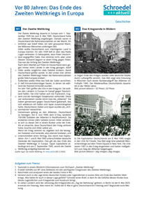 Produktabbildung zu Vor 80 Jahren: Das Ende des Zweiten Weltkriegs in Europa - - Geschichte ab Klasse 6