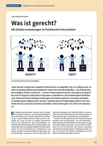 Produktabbildung zu Was ist gerecht? - Mit Schülervorstellungen im Politikunterricht arbeiten