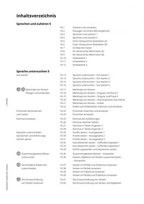 Inhaltsverzeichnis 1/5 - Förder-Kopiervorlagen 5: Sprache untersuchen