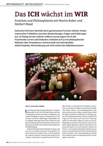 Produktabbildung zu Das ICH wächst im WIR - Forschen und Philosophieren mit Martin Buber und Herbert Mead