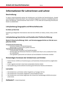 Produktabbildung zu Stundenbild Juni: Arbeit mit Geschichtskarten - Diercke Weltatlas fächerübergreifend