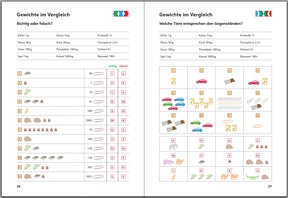 S. 26-27: Gewichte im Vergleich