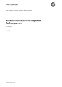 Probeseiten Kaufmann/Kauffrau für Büromanagement - Rechnungswesen - Material inklusive Lösungen Download, 4. Auflage 2025