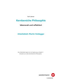 Produktabbildung zu Martin Heidegger - Materialien zur Philosophie