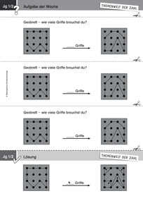 Produktabbildung zu Themenwelt der Zahl: Aufgabe der Woche 31/2015 - Raum und Form: Geobrett