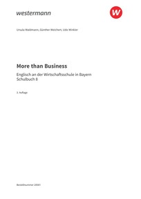 Probeseiten More than Business - Englisch an der Wirtschaftsschule in Bayern - Schulbuch 8, 3. Auflage 2026