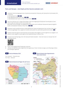 Produktabbildung zu Arbeitsmaterialien: Paris und Olympia - eine Stadt und ihre Vororte verändern sich - Diercke x auslandsjournal - Einheit 8
