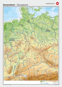 Deutschland - Übungskarte