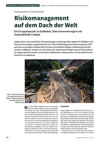 Produktabbildung zu Risikomanagement auf dem Dach der Welt - Ein Gruppenpuzzle zu Erdbeben, Überschwemmungen und Vulnerabilität in Nepal