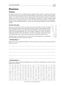 Produktabbildung zu Klassismus - Ausgabe 04-2026