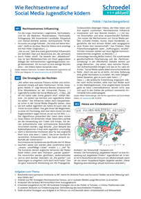 Produktabbildung zu Wie Rechtsextreme auf Social Media Jugendliche ködern - - Poltik / Fächerübergreifend ab Klasse 9