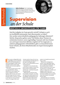 Produktabbildung zu Supervision an der Schule - Wertvolle Unterstützung für Teams