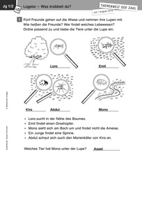 Produktabbildung zu Themenwelt der Zahl: Sommer-Logeleien - Lösungen - Monatsspecial Juli 2018