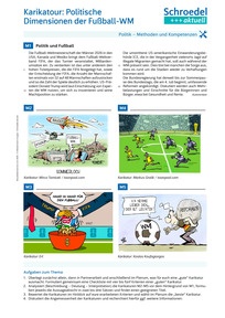 Produktabbildung zu Karikatour: Politische Dimensionen der Fußball-WM - - Politik ab Klasse 10
