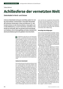 Produktabbildung zu Achillesferse der vernetzten Welt - Datenkabel in Nord- und Ostsee