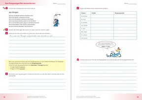 Flex und Flora - Sprache untersuchen 6 - Beispielseite: Den Plusquamperfekt kennenlernen