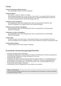 Inhaltsverzeichnis