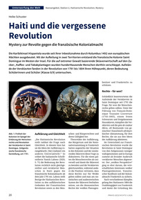 Produktabbildung zu Haiti und die vergessene Revolution - Mystery zur Revolte gegen die französische Kolonialmacht