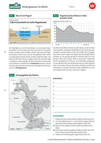 Produktabbildung zu Niedrigwasser im Rhein - Praxis Geographie aktuell