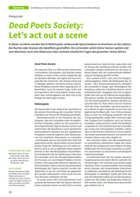 Produktabbildung zu Dead Poets Society: Let’s act out a scene