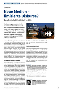 Produktabbildung zu Neue Medien, limitierte Diskurse? - Demokratische Öffentlichkeit im Blick