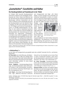 Produktabbildung zu "Gastarbeiter": Geschichte und Kultur - Ausgabe 03/2025