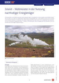 Produktabbildung zu Island - Weltmeister in der Nutzung nachhaltiger Energieträger - Diercke 360° - Heft 2/2026