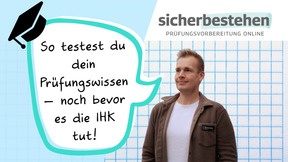 Produktabbildung zu IHK-Prüfung bestehen: Online-Vorbereitung mit Prüfungstraining und Prüfungssimulation