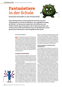 Produktabbildung zu Fantasietiere in der Schule - Kreatives Schreiben in der Primarstufe