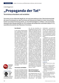 Produktabbildung zu „Propaganda der Tat“ - Terrorismus einordnen und verstehen