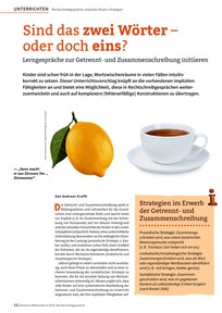 Produktabbildung zu Sind das zwei Wörter – oder doch eins? - Lerngespräche zur Getrennt- und Zusammenschreibung initiieren